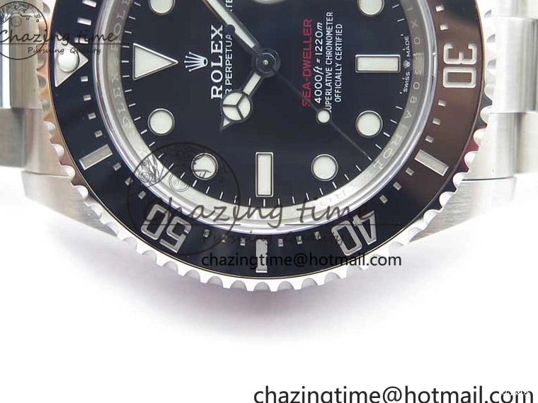SS A2824 1:1 Case Bracelet 126600 XF Best Sea-Dweller and 904L Edition 0219